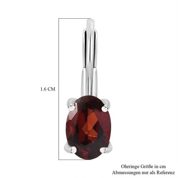 Rote Granat-Ohrh&auml;nger - 1,89 ct. image number 6