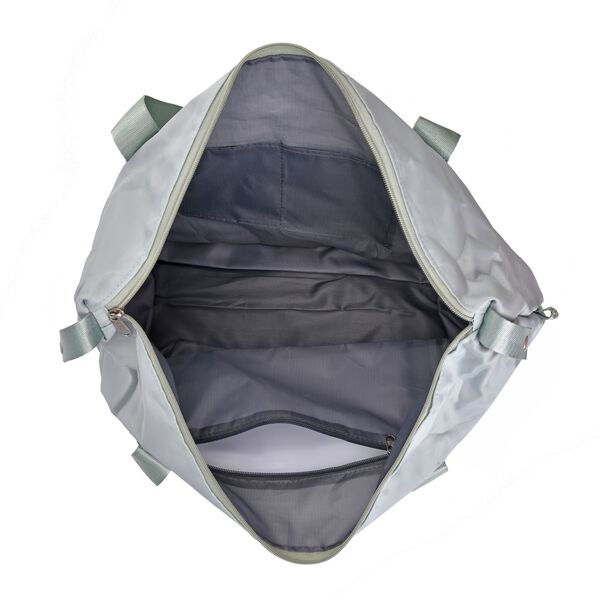 Nylon Faltbare Reisetasche Gr&ouml;&szlig;e: 40*28*23cm, 2 Steckf&auml;cher, mintgr&uuml;n image number 5