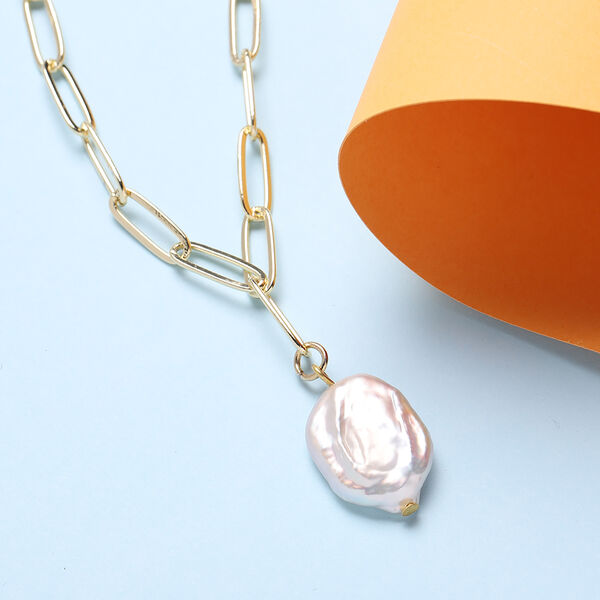 S&uuml;&szlig;wasser-Zuchtperlen Halskette, 50 cm, 6,5 ct. image number 2