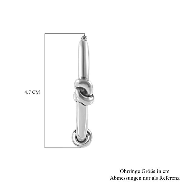 Elektroform Liebesknoten Creolen image number 3