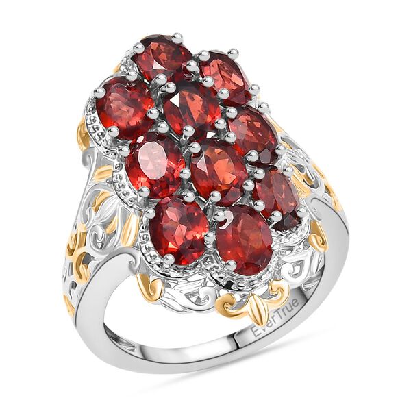 Roter Granat Ring Messing (Größe 17.00) ca. 5,12 ct image number 4