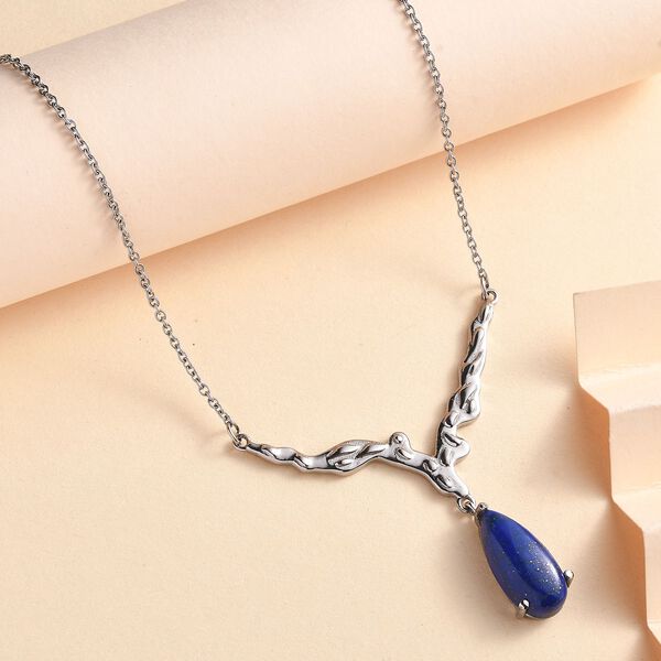 Lapislazuli Halskette, 45 cm - 6 ct. image number 2