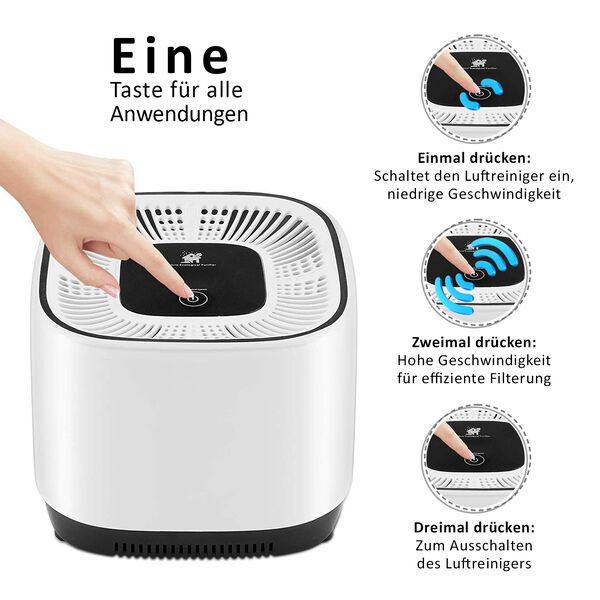 Multifunktionaler Luftreiniger mit HEPA-Filter, Wei&szlig; image number 6