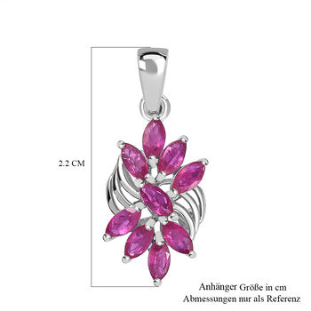 Afrikanischer Rubin-Anh&auml;nger - 0,90 ct.