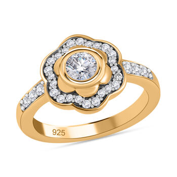 Moissanit Ring - 0,71 ct.
