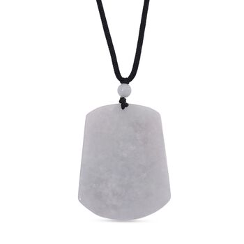 EXTREM SELTEN Nat&uuml;rliche Wei&szlig;e Jade Anh&auml;nger mit Kette 50 cm ca. 115.00 ct