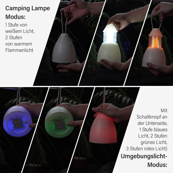 LED-Flammenlicht mit 39 Leuchten und 5 Modi image number 6