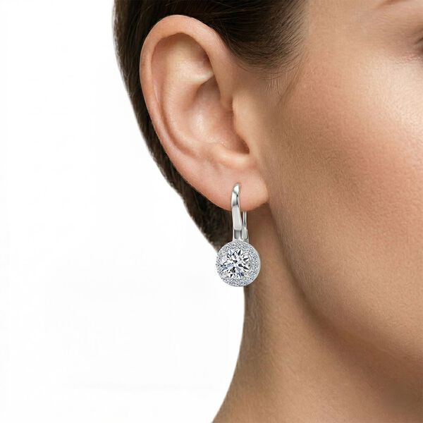 LUXURIANT DIAMOND - Lab Grown Diamant SI-GH SGL zertifiziert Ohrringe 925 Silber Rhodiniert ca. 3.00 ct image number 2