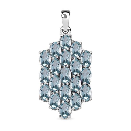 Himmelblauer Topas-Anhänger - 7,50 ct. image number 0