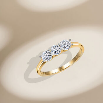 LUXURIANT IGI zertifizierter SI GH Labor Diamant Ring - 1 ct.