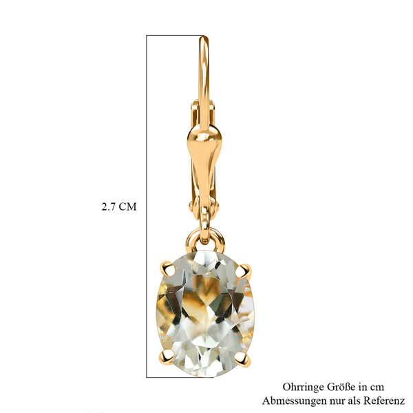 Prasiolith Ohrringe - 0,20 ct. image number 7