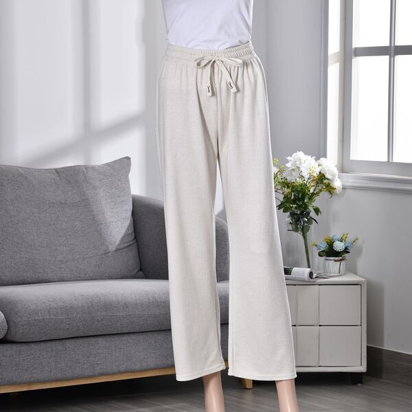 Sommerhose mit Kordelzug, Länge 96cm, Hüfte 53cm, Taille 6cm, Schwarz image number 2