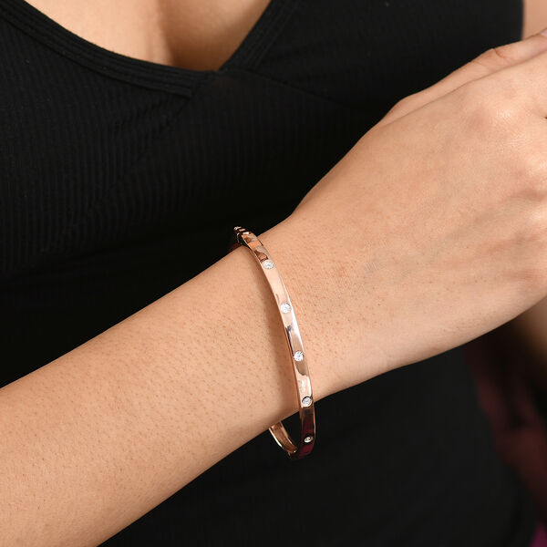 EverTrue 19cm Armreif mit Diamantakzenten, Ros&eacute;goldton image number 3