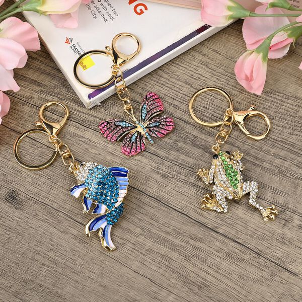 Schlüsselanhänger-Set: Schaf, Frosch und Elefant image number 2