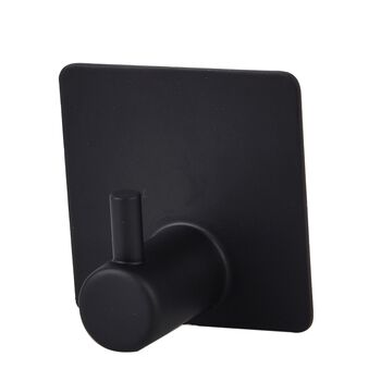 8er Set Metallhaken-Schwarz aus Eisen, 316L Edelstahl , 4.5 cml; Schwarz