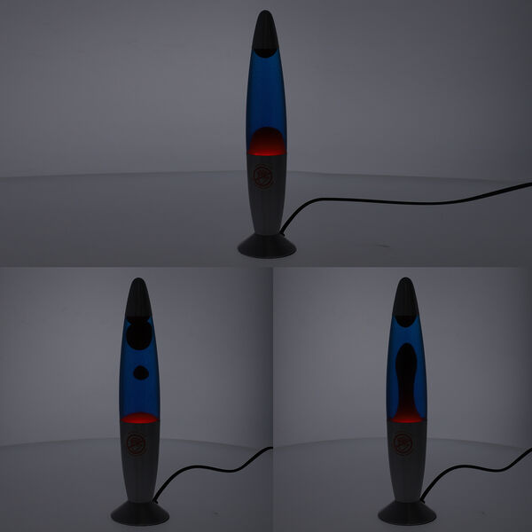 HOMESMART - dekorative Lavalampe mit entspannendem Lichtspiel, Höhe 33,5 cm, Blau image number 2