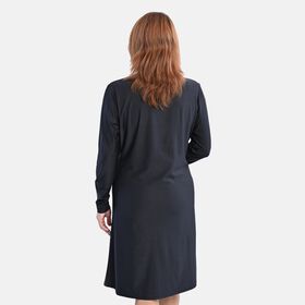 LA MAREY - Jersey-Kleid, Gr&ouml;&szlig;e M, Schwarz