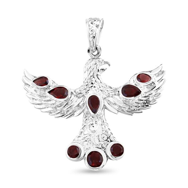 Royal Bali - Roter Granat Anhänger, 925 Silber, ca. 3.26 ct image number 0