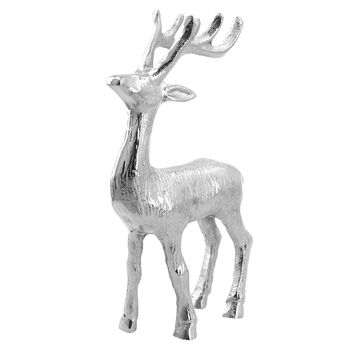 Rentier Figur, 12x5x20cm, silber