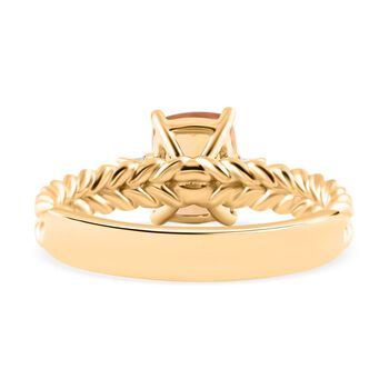 LUXORO zertifiziert und gepr&uuml;ft AAA kaiserlicher Topas und Diamant Ring in 417 Gold - 2 ct.