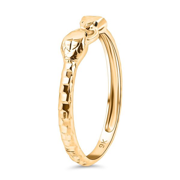 Royal Bali Kollektion - Schlangen Ring in  375 Gold image number 3