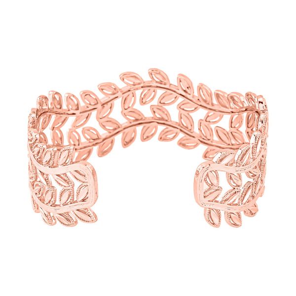 Flexibles Armreif, ca. 16.5-19.0cm,  rosefarben image number 5