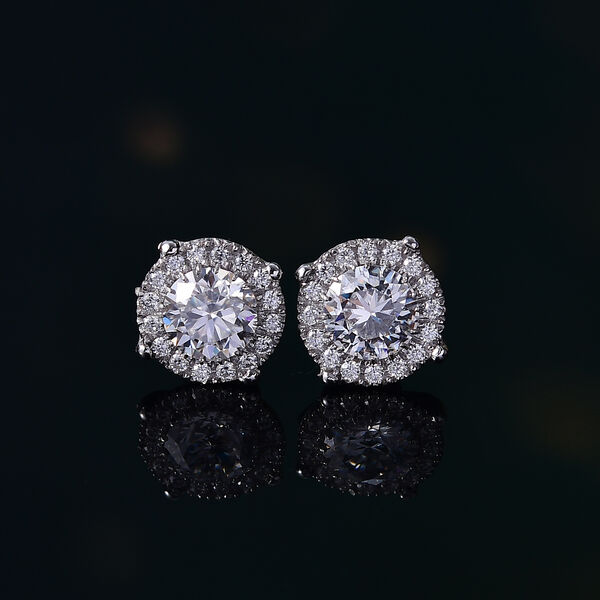 Moissanit Ohrringe - 1,82 ct. image number 2