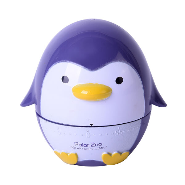 2er-Set Pinguin Timern, Dunkelblau und Rosa image number 4