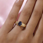 Ceylon Farbe Quarz Ring 925 Silber vergoldet  ca. 1,41 ct image number 2