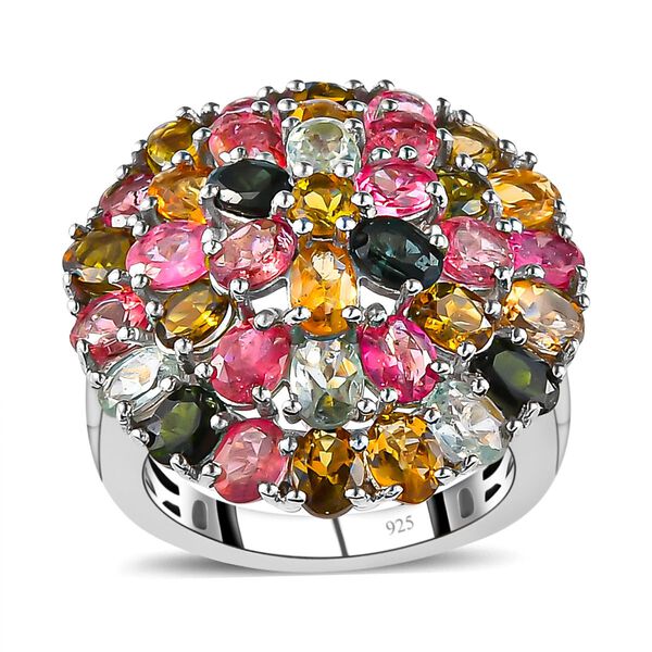 Natürlicher Mehrfach-Turmalin Ring image number 4