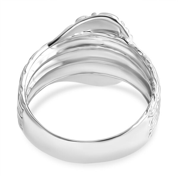 Royal Bali - D Joy 925 Silber Ring (Größe 21.00) ca. 6,38g image number 4