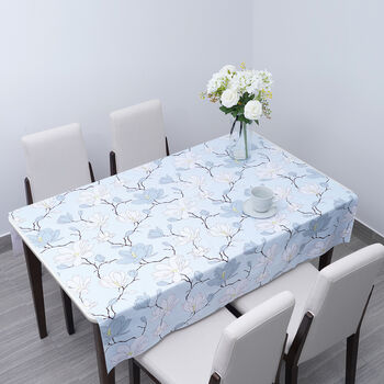 Wasserdichte PVC Tischdecke, Magnolien Muster
