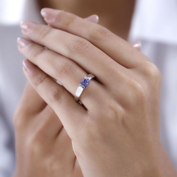 Tansanit Solitär Ring - 0,50 ct. image number 3
