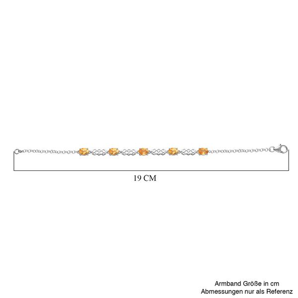 Citrin Armband,19 cm - 3,49 ct. image number 3