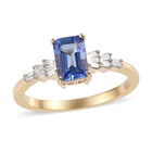 Tansanit und Diamant Ballerina-Ring in Gold image number 2