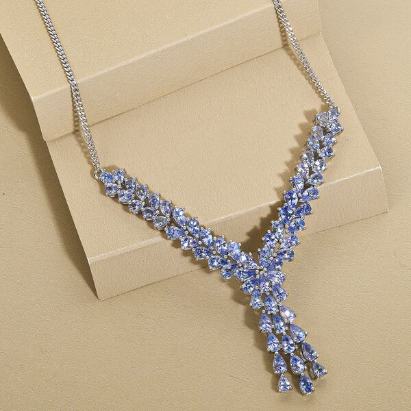 Tansanit 45cm Halskette - 12,28 ct. image number 3