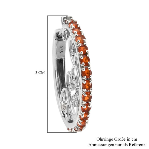 Feueropal und Zirkon Creolen - 1,88 ct. image number 5