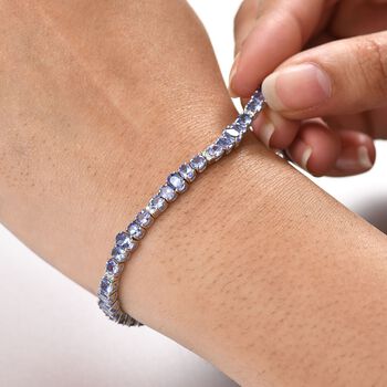 Tansanit und Zirkon Armband