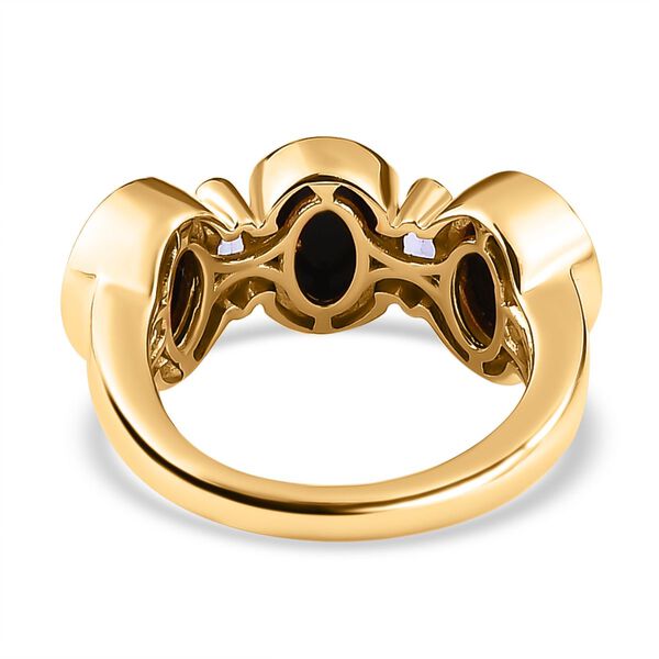 Boulder Opal Triplett und Tansanit Ring - 3,32 ct. image number 8