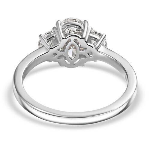 LUXURIANT DIAMOND- IGI zertifizierter VS-EF Labor Diamant Ring in 950 Platin - 2 ct. image number 9