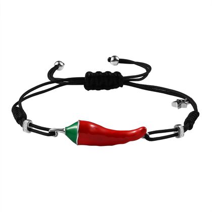 GP Bella Italia Kollektion- Kanchanaburi blaues Saphir, Zirkon 19cm flexibles Armband - 0,07 ct.