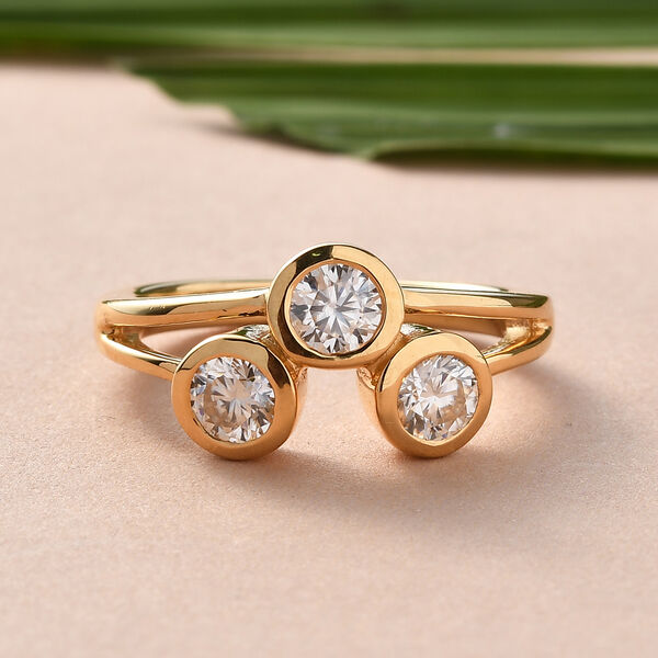 Moissanit Ring - 0,66 ct. image number 2