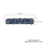 Blauer Diamant-Cluster-Ring - 0,50 ct. image number 5