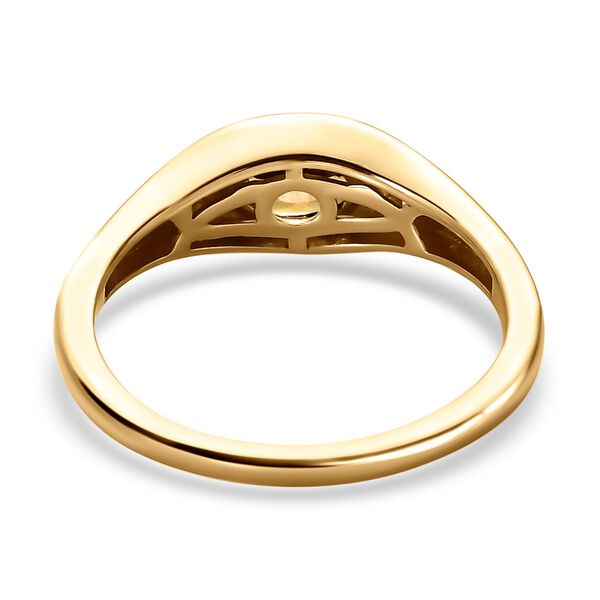 Natürlicher, goldener Tansanit-Ring - 0,52 ct. image number 6