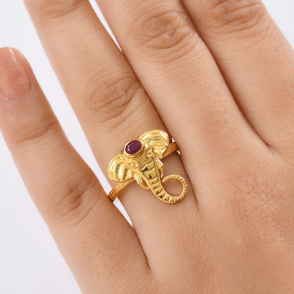 D'Joy AA Afrikanischer Rubin Ring - 0,18 ct. image number 3