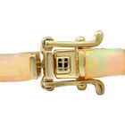 Natürliches, äthiopisches Opal-Tennisarmband in Silber image number 1