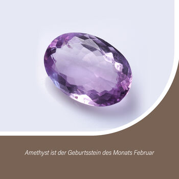 Royal Bali Kollektion- Afrikanische Amethyst-Halskette, 50 cm - 7 ct.