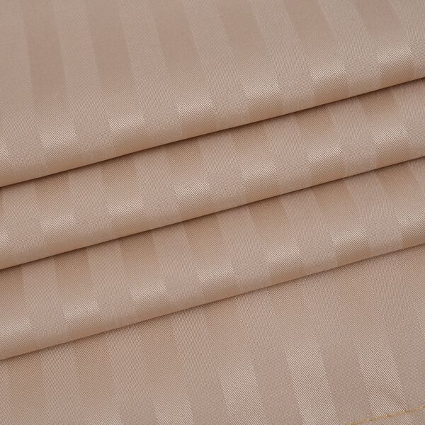 Bettwäsche-Set aus 80% Baumwolle mit Satin-Streifen, 135x200 cm und 80x80 cm, Beige image number 7