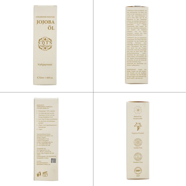 SQIN Botanicals- Kaltgepresstes, natürliches Jojobaöl, 50ml image number 8