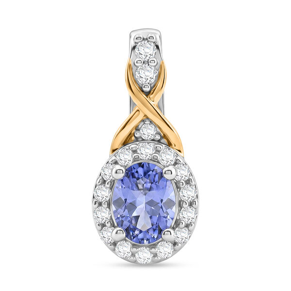D'Joy Tansanit und Zirkon zweifarbiges Schmuckset - 1,13 ct. image number 7
